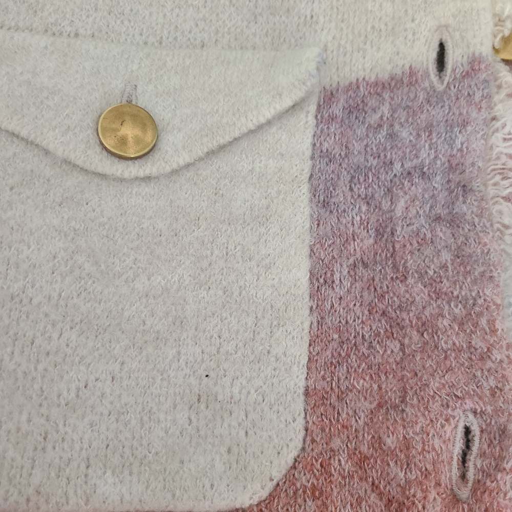 Colorblock Button-Up Jacket - Picture 4 of 7